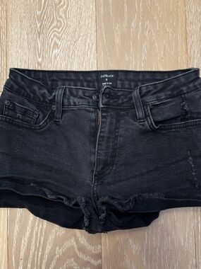 JUSTBLACK DENIM BLACK SHORT SHORTS SIZE SMALL